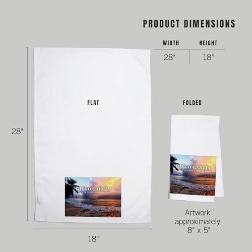 Diego Garcia Beach Transparency Hand Towel