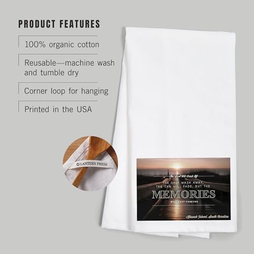Lantern Press Kiawah Island Beach Towel