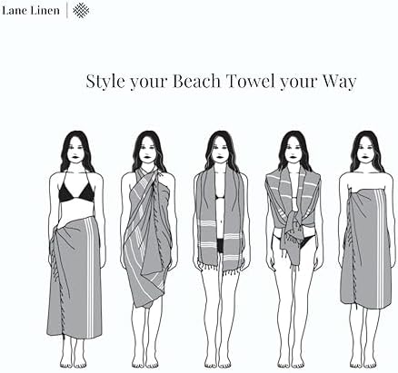 Oversize Beach Towels - 4-Pack for Adults