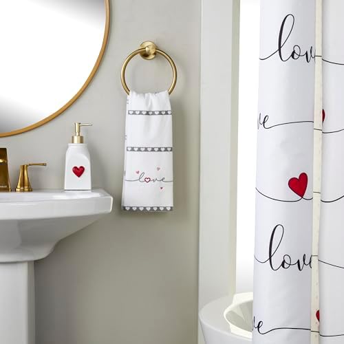 SKL Home Heart in Love Hand Towel Set 2 Count