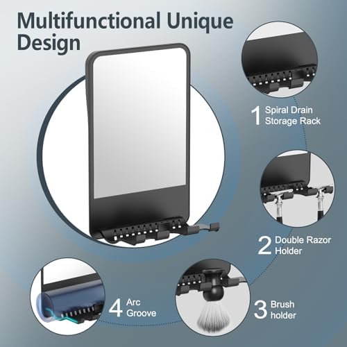 COSMIRROR Anti-Fog Folding Mirror for Shavers