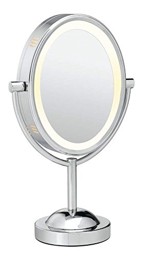 Beauty Mirror Lighted Makeup Mirror 1X7X Polished Chrome