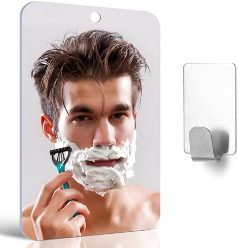 No Fog No Hassle Cobee Fogless Shower Mirror with Adhesive Hook