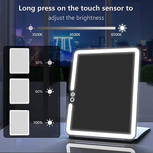 Compact 72 LED Travelling Makeup Mirror with Touch Screen