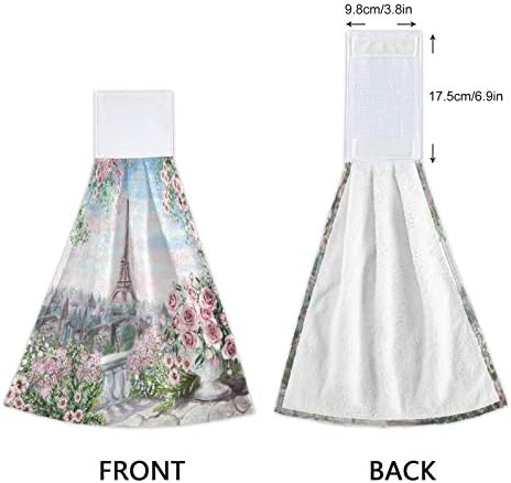 Paris Eiffel Tower Kitchen Towels 2-Piece - Fast-Dry Stylish Functional