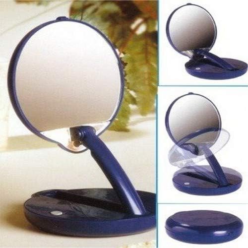 Floxite 15Xmag Blue Tabletop Makeup Mirror