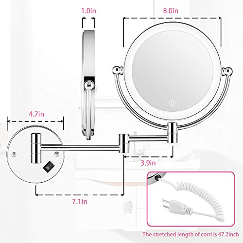 High-Quality Double-Sided Makeup Mirror
