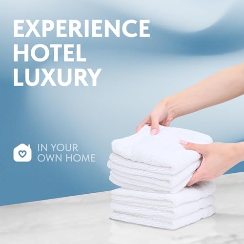 Luxury Cotton Washcloth - Hotel Spa 12-Pack