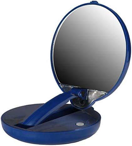 Floxite 15Xmag Blue Tabletop Makeup Mirror