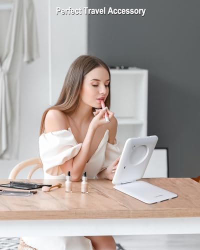 Travel Makeup Mirror with Lights