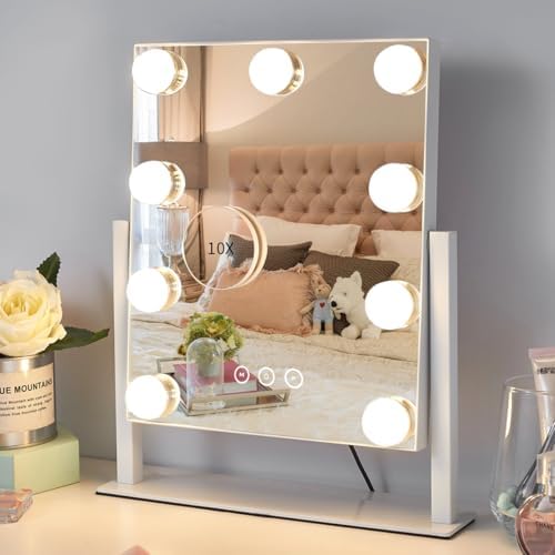Kotdning Lighted Vanity Mirror with 3 Lighting Modes