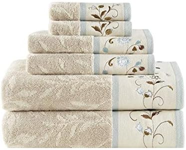 Madison Park Serene 100 Cotton Bath Towel Set