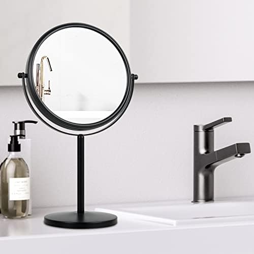 ALHAKIN 10x Magnifying Makeup Mirror - Swivel with Stable Base