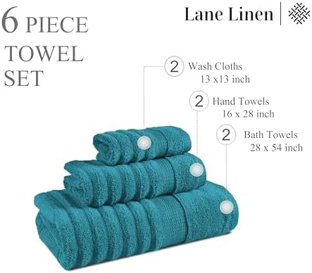 Luxury Cotton Bath Towels Set