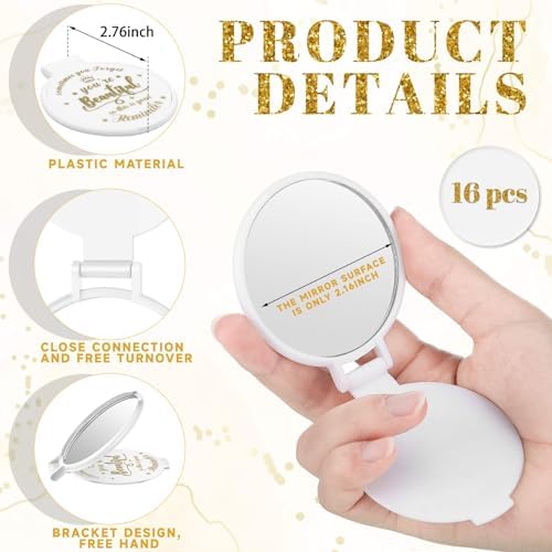 18 Piece Compact Mirror Set for Women