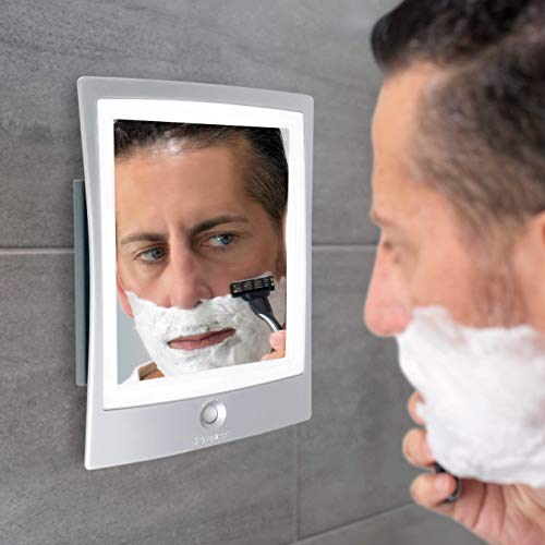 Zadro ZWTAR20S LED Fogless Showershaver Mirror - Shiny Touch-On LED