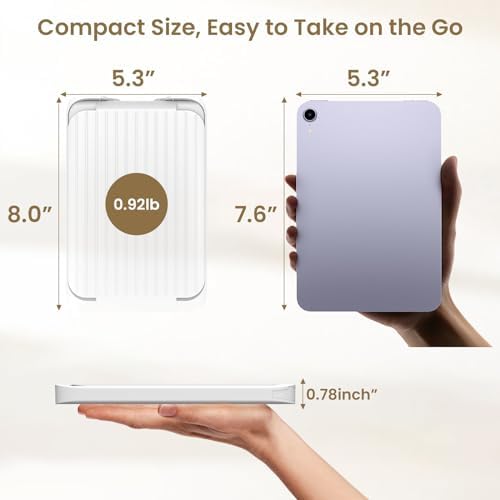 LAMPICK Travel Makeup Mirror with Lights