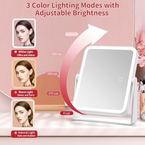Travel Makeup Mirror with 10X Magnification