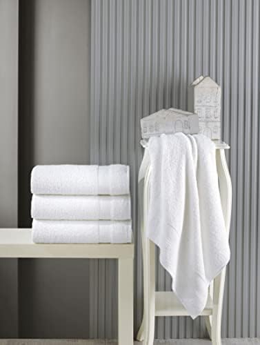 Quick Dry Soft and High Absorbent 4-Piece Cotton Bath Towels