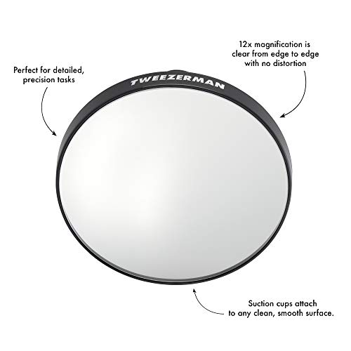 Elevate Your Make-up Routine with the Tweezerman Tweezermate 12xs Magnification Mirror