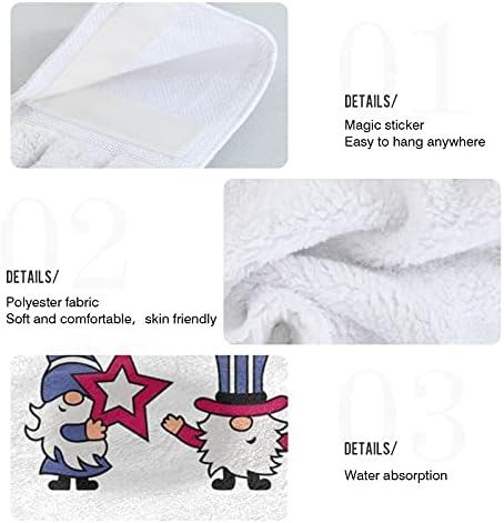 Patriotic American Gnomes 4th of July Kitchen Towels