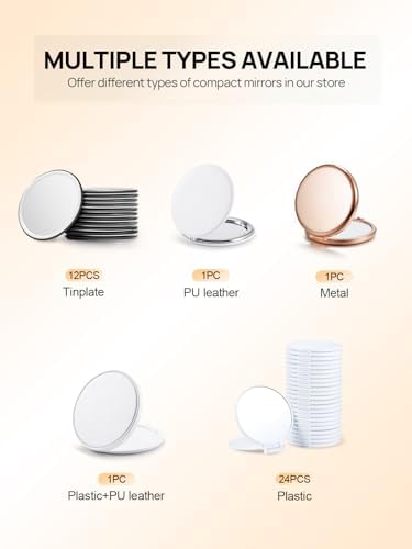 Essential Compact Magnifying Mirror for Travel