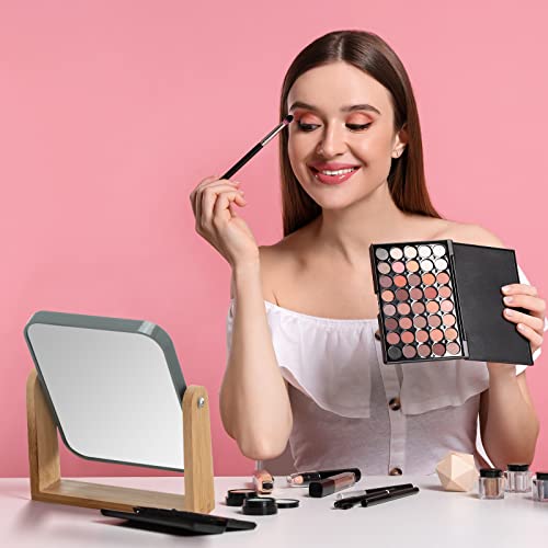 Portion 3X Magnifying Makeup Mirror with Bamboo Stand