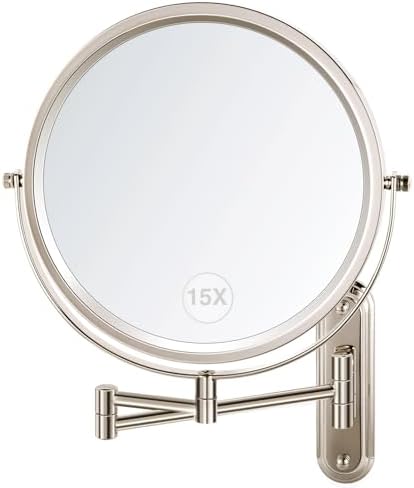 Wall-Mounted Double-Sided 85-inch Makeup Mirror with 360 Swivel