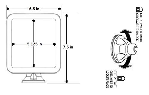 10X Magnifying Makeup Mirror