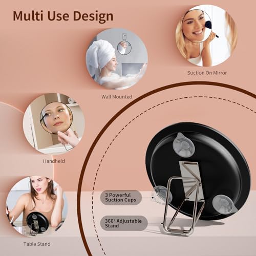 Suupvaor Travel Magnifying Mirror