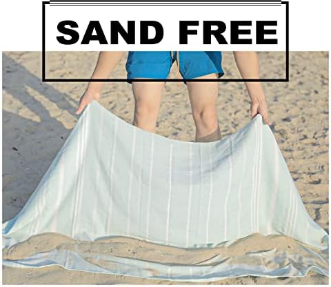 Big Beach Towels Ugly Sand Durable Soft Overflow Design Premium Quality