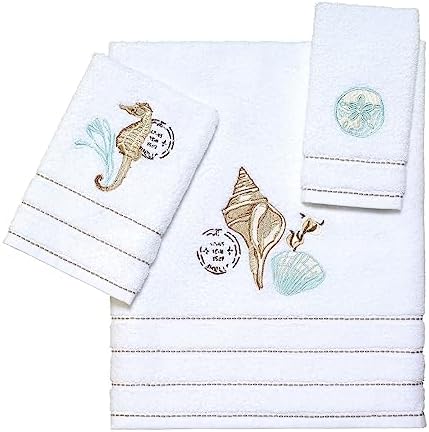 Avanti Linens Soft Fingertip Towel for Bathroom Decor