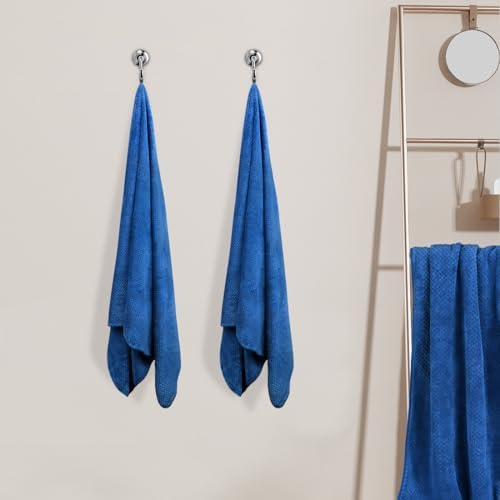 HOMEXCEL 4-Piece Bath Towels Luxurious Microfiber Set
