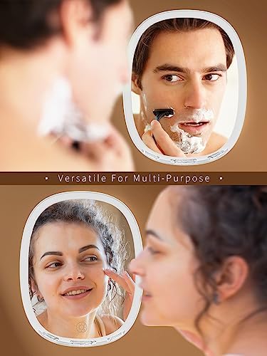 Fog-Free LED-Lit Shower Mirror