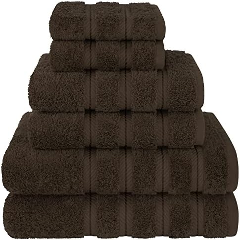 American Soft Linen Luxury 6-Piece Towel Set Soft Turkish Washcloths