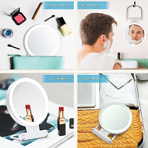 MIYADIVA 20X Magnifying Mirror with Light