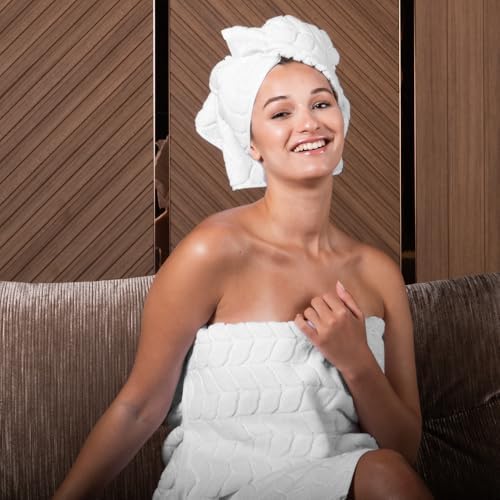 Luxury Turkish Cotton Towels Set Ultra-Soft Quick Dry