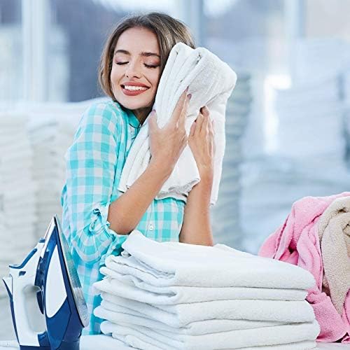 Qute Home Premium 4-Piece Fiber Washcloth Set for Bathroom Turkish Cotton