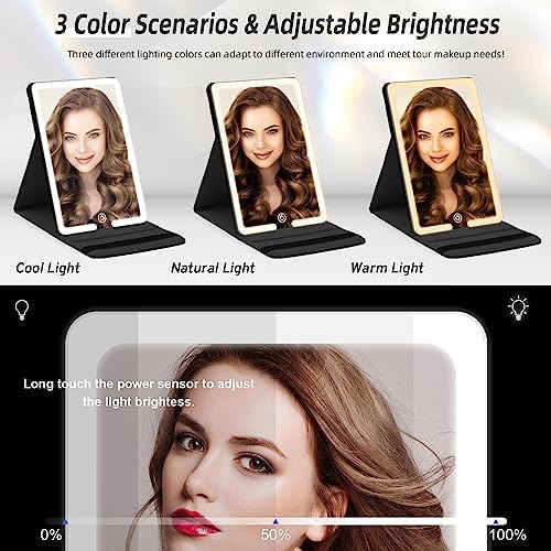 RRtide Compact 10X 20X Magnifying Mirror for Travel