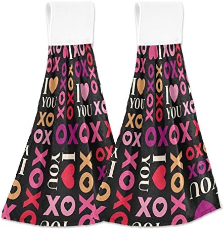 Elegant Heartfelt Kitchen Towels for Love Fingertip Towels with Unique Design