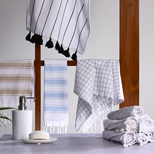 Folkulture Boho Hand Towels with Tassels