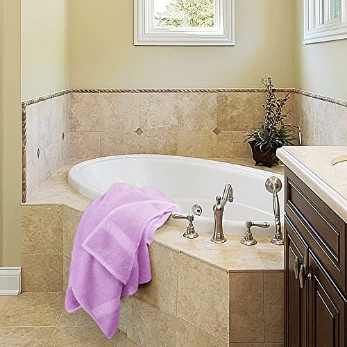 Utopia Towels 4 Pack Premium Bath Towels Set Lavender