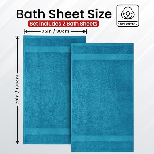 Infinitee Xclusives Luxury Bath Sheets 2 Pack