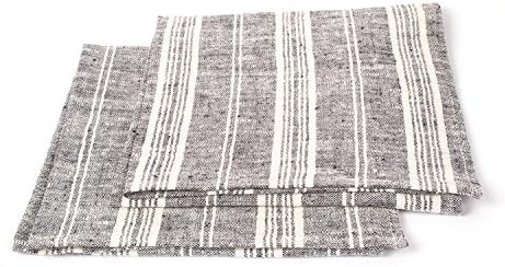 LinenMe Multistripe Hand Towels Set of 2