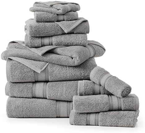 Luxury 12-Piece Bath Towels Set