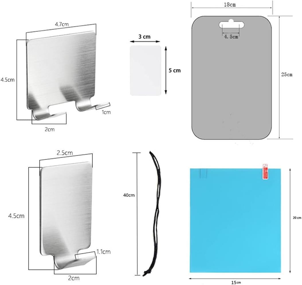 Stianiiie Anti-Fog Mirror Crystal Clarity and Smooth Grooming