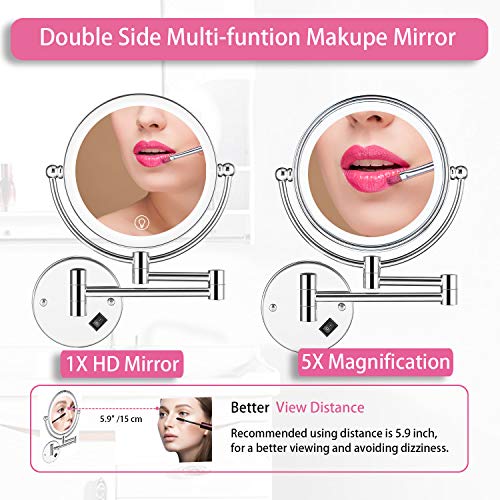 High-Quality Double-Sided Makeup Mirror