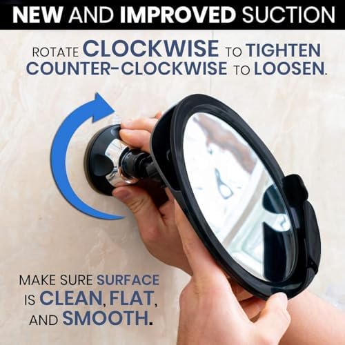 MirrorVana Dual Antifog Shower Mirror Shave with Confidence
