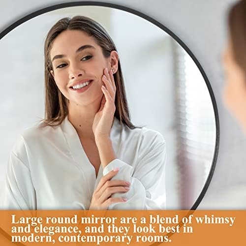 Large Circular Wall Mirror