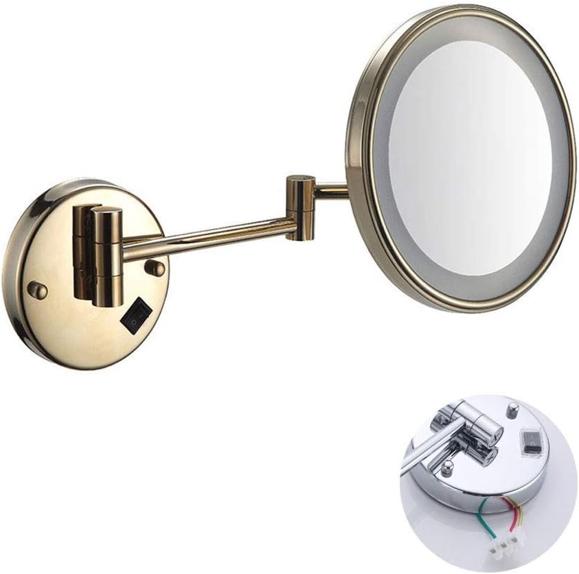 LCARY Square Cow Vanity Mirror for Travelers compact and stylish